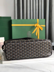 CITADIN MESSENGER BAG 39 IN BLACK GOYARDINE CANVAS