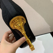 BALMAIN 26S BOOTS 95 MM IN BLACK FLYKNIT STYLE 7