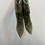 SL NIKI BOOTIES OLIVE SUEDE