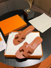0RAN SANDAL Leather Carrot