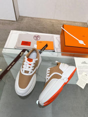 GIGA SNEAKER CARAMEL MIX WHITE CALFSKIN