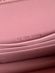 LADY 21 CHAIN BAG IN HOT PINK LAMBSKIN