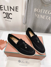 LP SUMMER CHARMS WALK LOAFERS BLACK SUEDE