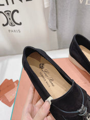LP SUMMER CHARMS WALK LOAFERS BLACK SUEDE