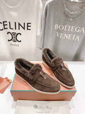 LP SUMMER CHARMS WALK LOAFERS BROWN FLEECE