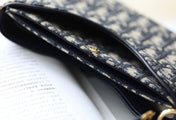 MINI 21 CHAIN HANDBAG BLACK OBLIQUE JACQUARD