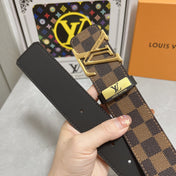 LV 25S BELT 38 MM IN BROWN CALFSKIN 593202