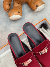 0Z Mule Cherry Silk Thick Cloth/Sheepskin