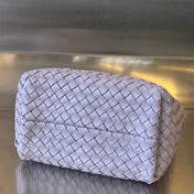 MINI CABAT 20 IN LILAC PURPLE LAMBSKIN