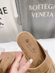 LP CHARMS WALK BABOUCHE LOAFERS COPPER SUEDE