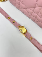 CARO BOX 19 IN LIGHT PINK CALFSKIN