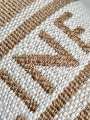 WOOL BUCKET BAG 24 BEIGE CREAM ORIGINAL CALFSKIN