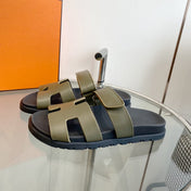 Chypre Sandal Clay Mastic Calfskin Leather
