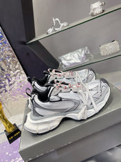 3XL SNEAKER IN GRAY MIX WHITE MESH AND POLYURETHANE