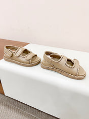 REFINED DAD SANDAL IN TUSCAN BEIGE LAMBSKIN