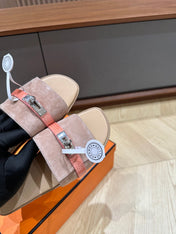 GABRIEL SANDAL PASTEL PINK SUEDE