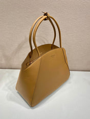 ELEGANT TOTE BAG 40 IN CIDER BROWN SMOOTH CALFSKIN