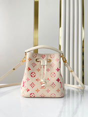 NÉONOÉ BB 20 IN SUNRISE AQUARELLE MONOGRAM EMPREINTE LEATHER