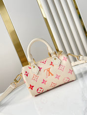 NANO SPEEDY 16 IN SUNRISE AQUARELLE MONOGRAM EMPREINTE LEATHER