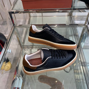 LP TENNIS WALK SNEAKERS BLACK CALFSKIN
