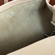 MEDIUM 36 BAG IN PALE PINK CALFSKIN WITH SILVER HARDWARE