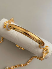 MINI ANGE 20 BAG IN WHITE CALFSKIN