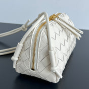 CONCERT POUCH 18 IN WHITE LAMBSKIN