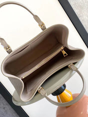BABYLONE TOTE MM 39 IN TOURTERELLE MONOGRAM EMPREINTE LEATHER