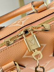SPEEDY BANDOULIÈRE 20 IN ARIZONA CREAM MONOGRAM EMPREINTE LEATHER