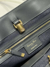 MEDIUM 37 TOUJOURS BAG IN BLUE MONOGRAM DENIM