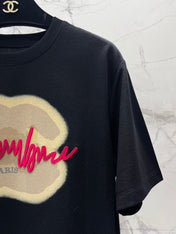 CC T-shirt In Black Cotton