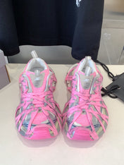 3XL EXTREME LACE SNEAKER SILVER AND PINK