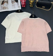 Miu 25 V- Neck Shirt Wool 232747