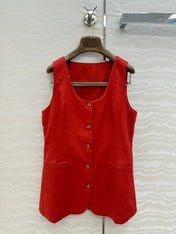 LP SLEEVELESS LINEN BLAZER 272246