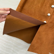 PRADA LAMB LEATHER SKIRT 276298