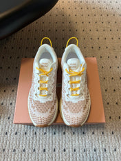 MIUMIU 26S SNEAKERS IN LIGHT PINK TECHNICAL FABRIC