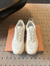 MIUMIU 26S SNEAKERS IN WHITE TECHNICAL FABRIC