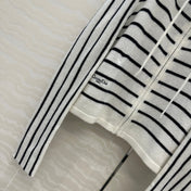 DIOR HOODED STRIPED KNIT CARDIGAN 276284