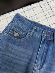 PRADA 26S TWO-POCKET STRAIGHT-LEG JEANS 587