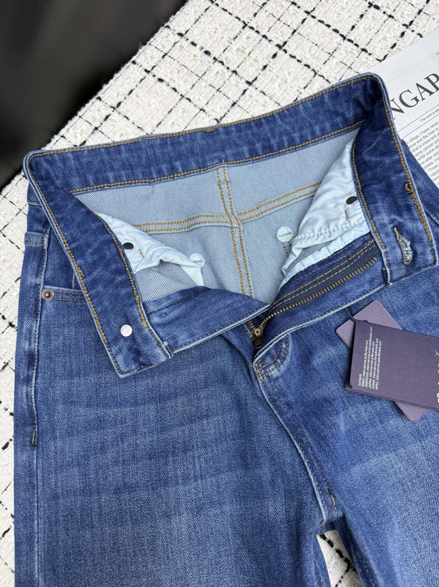 PRADA 25S STRAIGHT-LEG JEANS 615