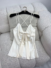 CHANEL 25S SATIN CAMISOLE TOP 631