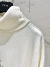 DIOR 25S TURTLENECK PONCHO SWEATER STYLE 383