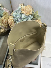 DIOR 26S DIORLY BAG 33 IN BEIGE SUEDE