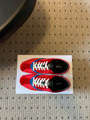 CELINE 26S SNEAKERS IN RED VELVET