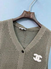 CHANEL 26S SLEEVELESS SWEATER STYLE 1054