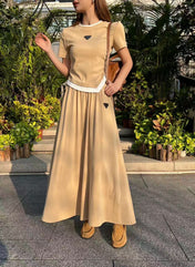 PRADA 26S TOP AND SKIRT SET STYLE 834