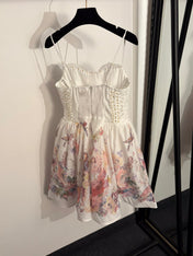 ZIMMERMANN 26S PATTERNED CAMI DRESS STYLE 9