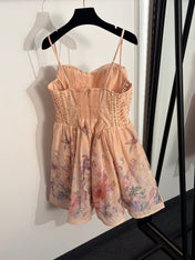 ZIMMERMANN 26S PATTERNED CAMI DRESS STYLE 8