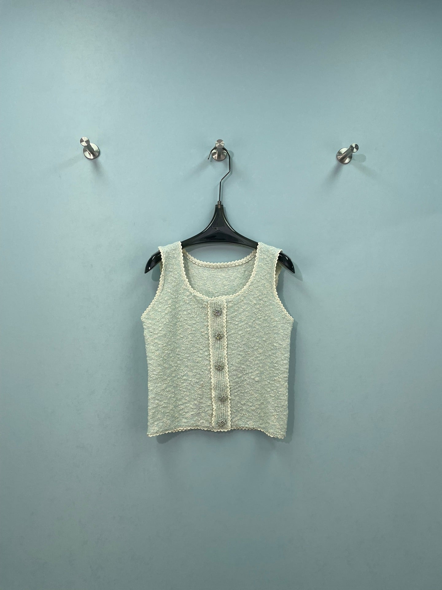 CHANEL 26S SLEEVELESS KNIT TOP 1472