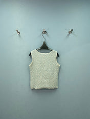 CHANEL 26S SLEEVELESS KNIT TOP 1472